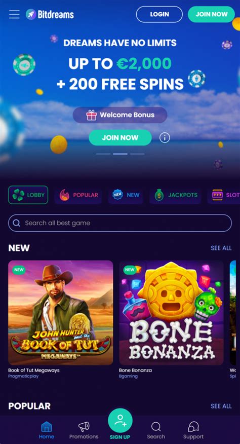 Bitdreams casino app